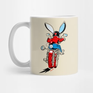 Driving Rabbit Mug